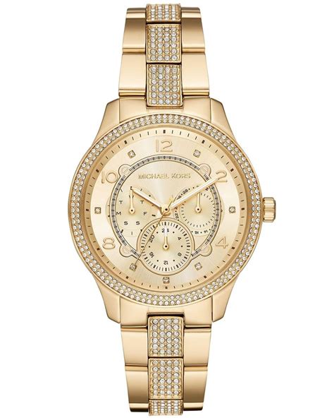 michael kors uhren braun gold|michael kors watches macy's.